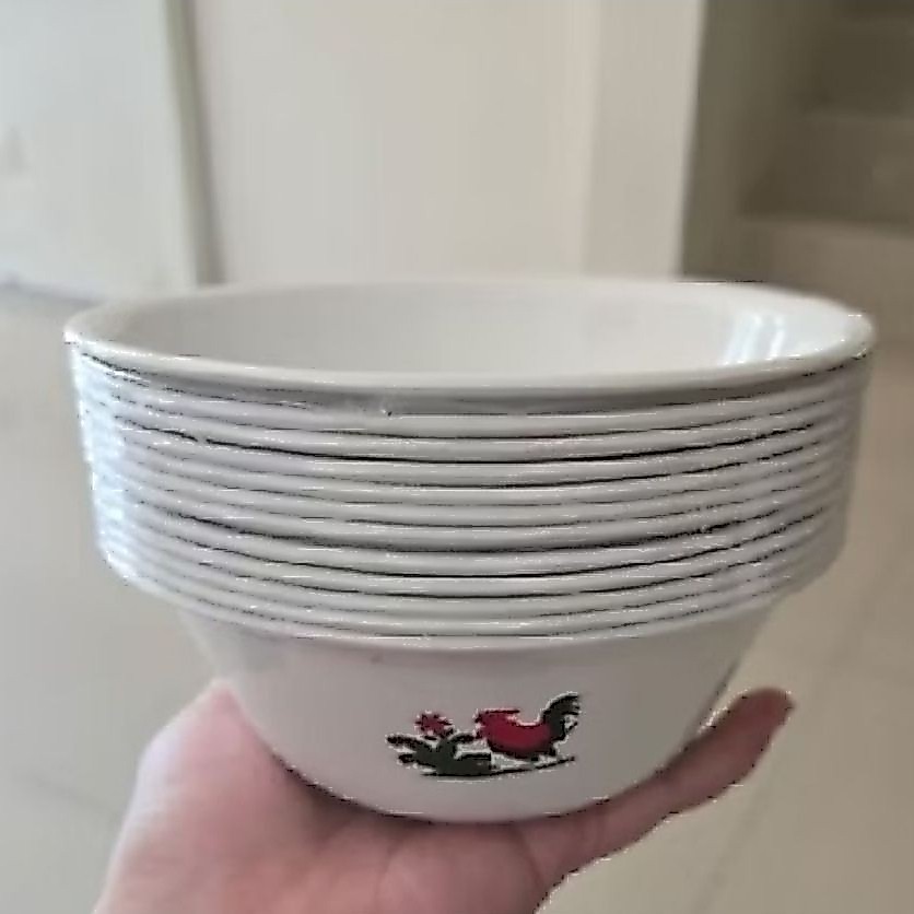 Mangkuk Ayam Jago Plastik