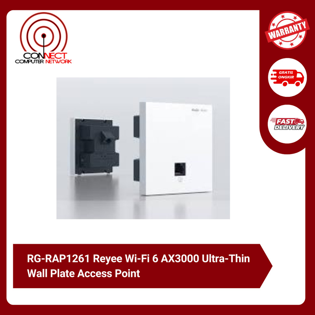 RG-RAP1261 Reyee Wi-Fi 6 AX3000 Ultra-Thin Wall Plate Access Point