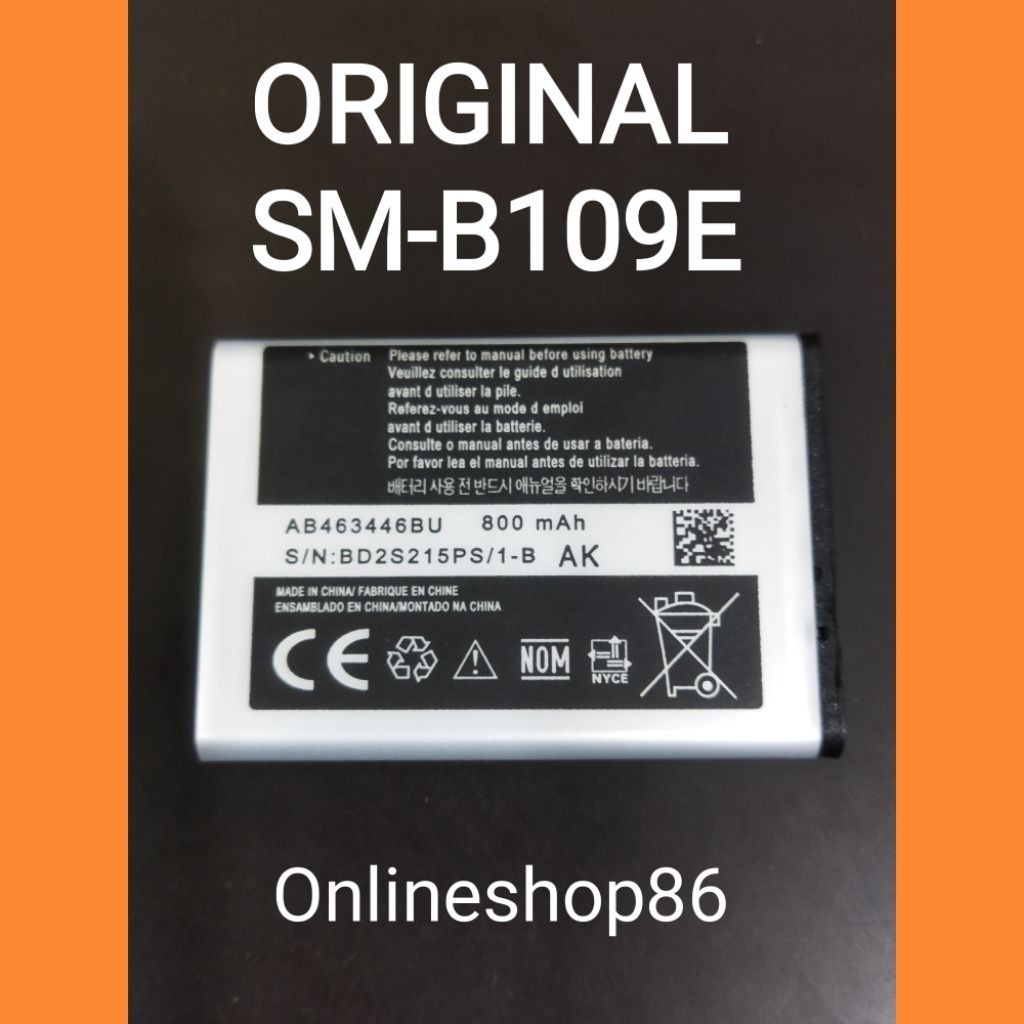 Baterai Batre SAM SM-B109E/B109E Keystone 3 Original Lipt