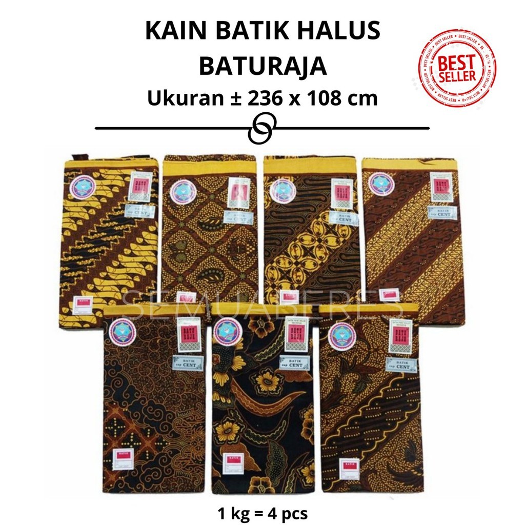 Kain Batik Halus Panjang Batu Raja / Kain Batu Solo Pekalongan Murah