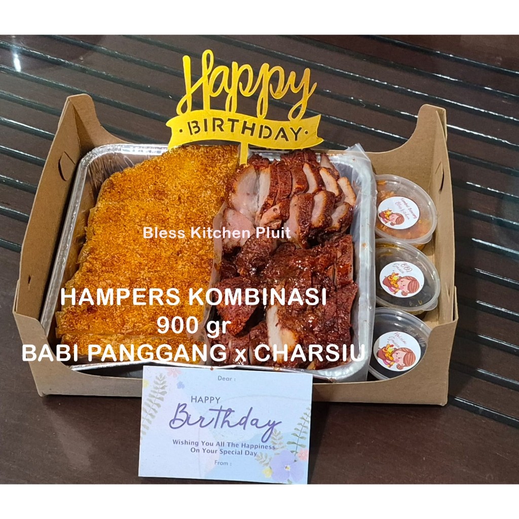 Hampers IMLEK Pork Belly / Hampers NATAL Pork Belly / Hampers Babi Panggang  / hampers Natal non MSG