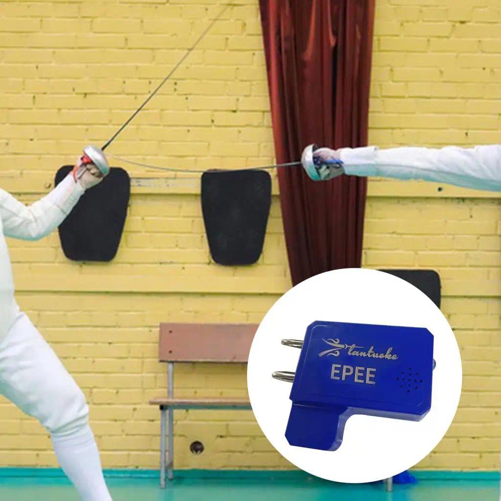 Electric Sword Scorer Fencing Accessories Trainer Fencing Electronic Referee for Epee Fencing Foil F