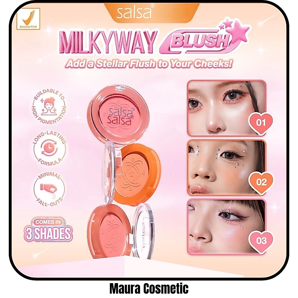 Salsa Milkyway Blush || Maura Cosmetic
