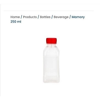 KYK BOTOL MAMORY 250ML BOTOL TUTUP LN BOTOL PERSEGI BOTOL SUSU BOTOL CANTIK 250ML BOTOL MAMORY 250ML