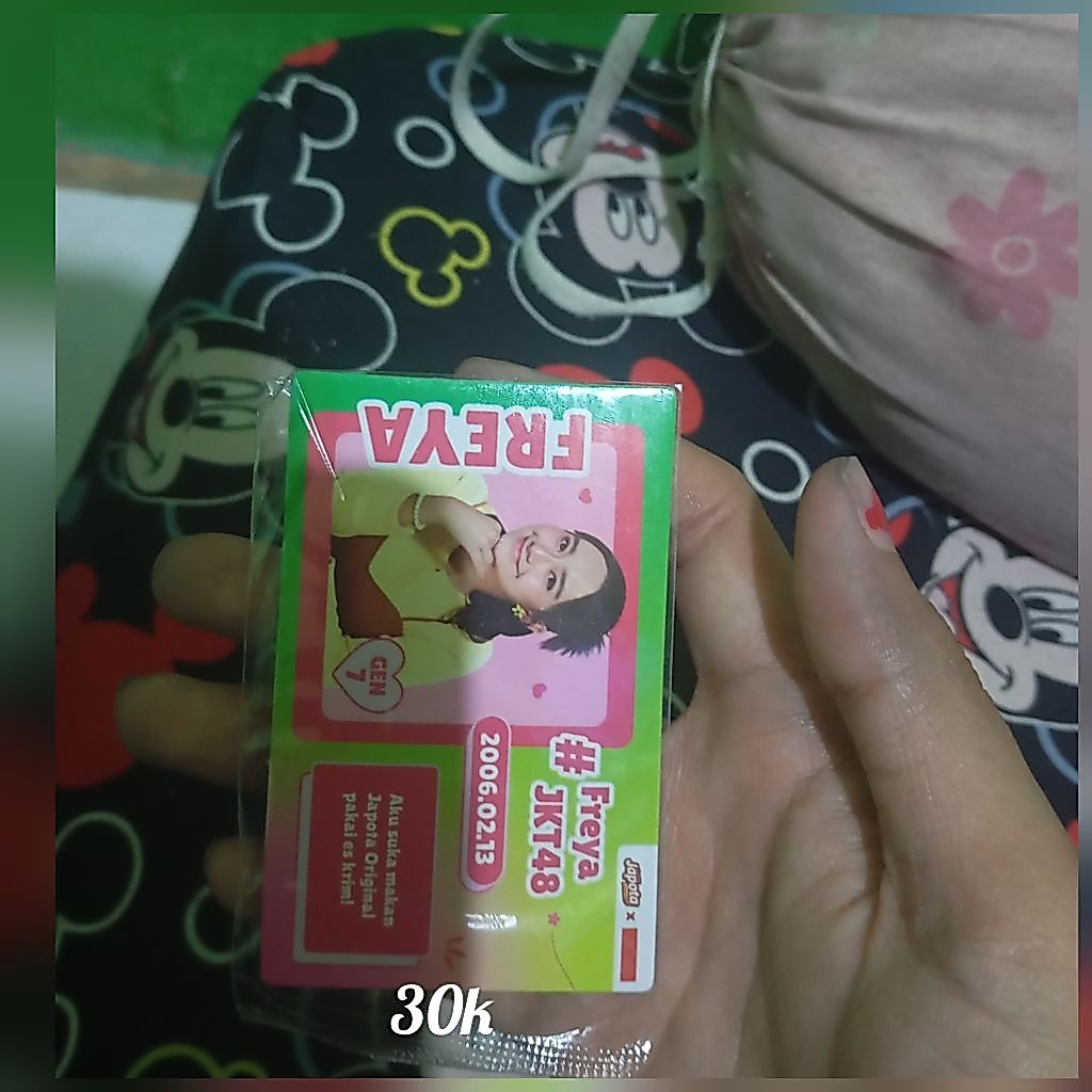 Card JKT 48 Japota Freya