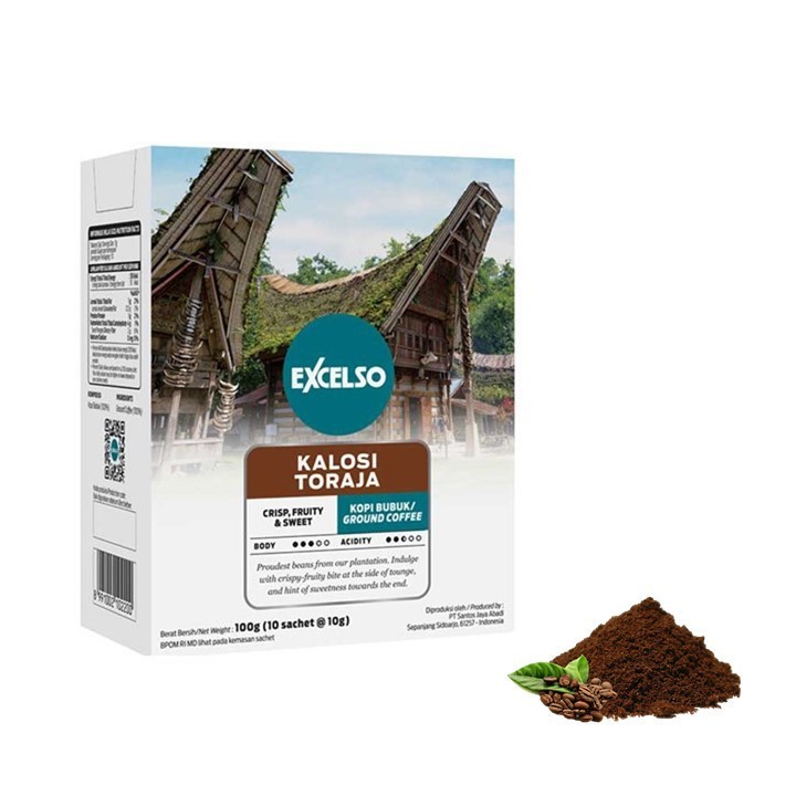 

JAMIN MURAH !!!Excelso Kalosi Toraja Kopi 10 x 10 gr (2 pack)(BISA LANGSUNG ORDER)