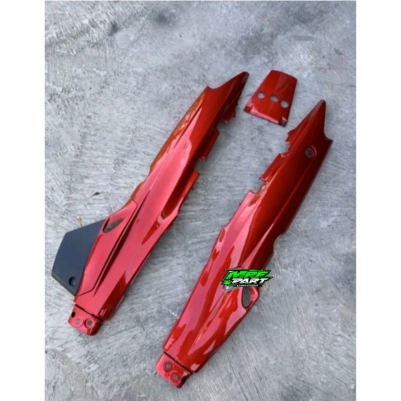 Cover body samping + box aki Yamaha Fiz R PNP Vega R lama Warna merah marun PREMIUM Best Seller