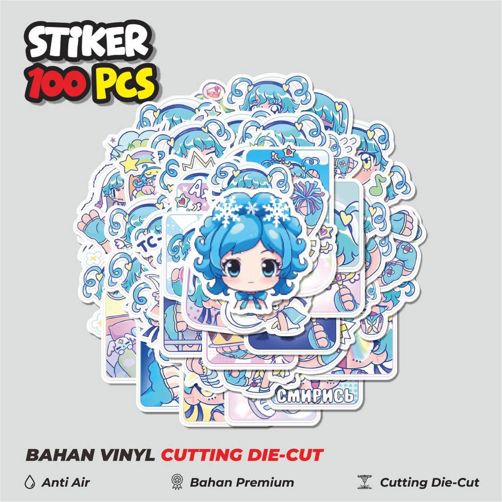 

Terbaru! 50 pcs Stiker Kartun Funny Cuty Numico Dekorasi Lucu Kreatif untuk Notebook, Skateboard, HP