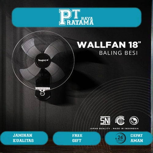Kipas Angin Dinding Gantung Besi 18 inc / Nagoya Tornado Wall Fan NG-18WF