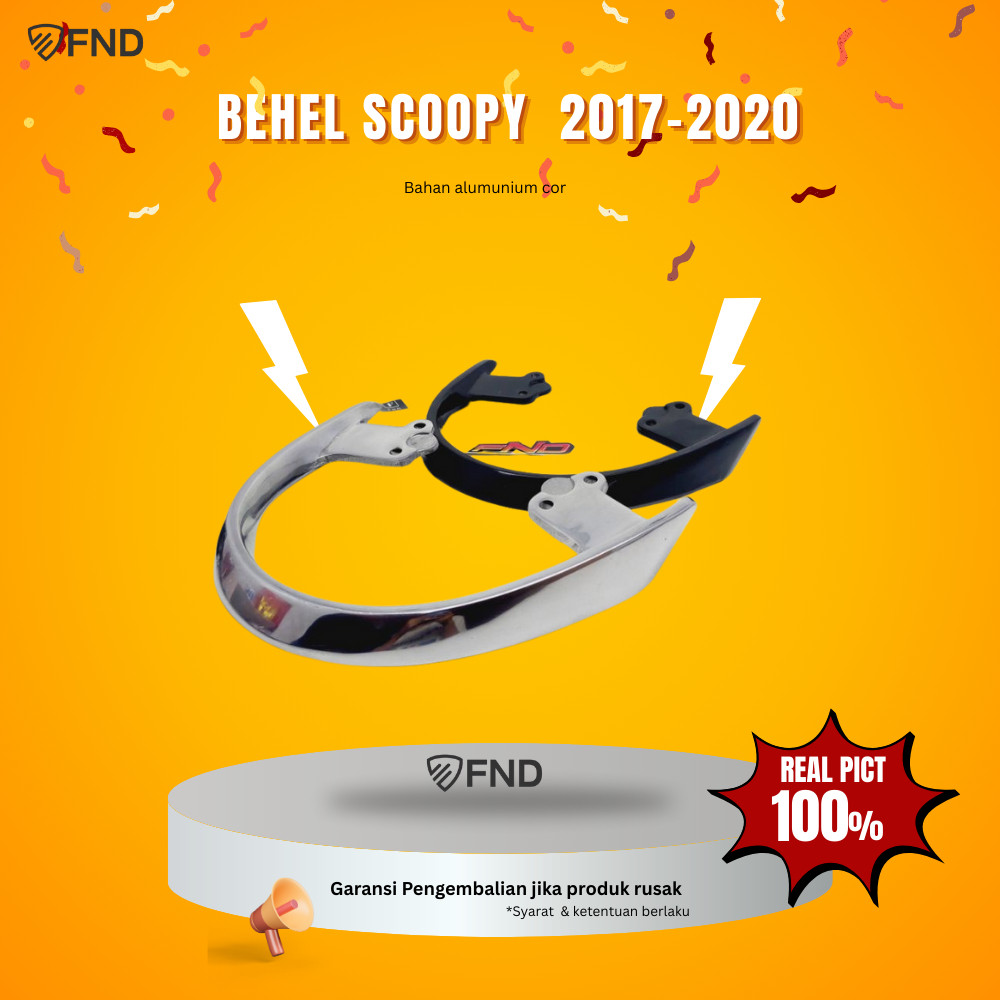 Behel scoopy old dan new scoopy 2017-2020