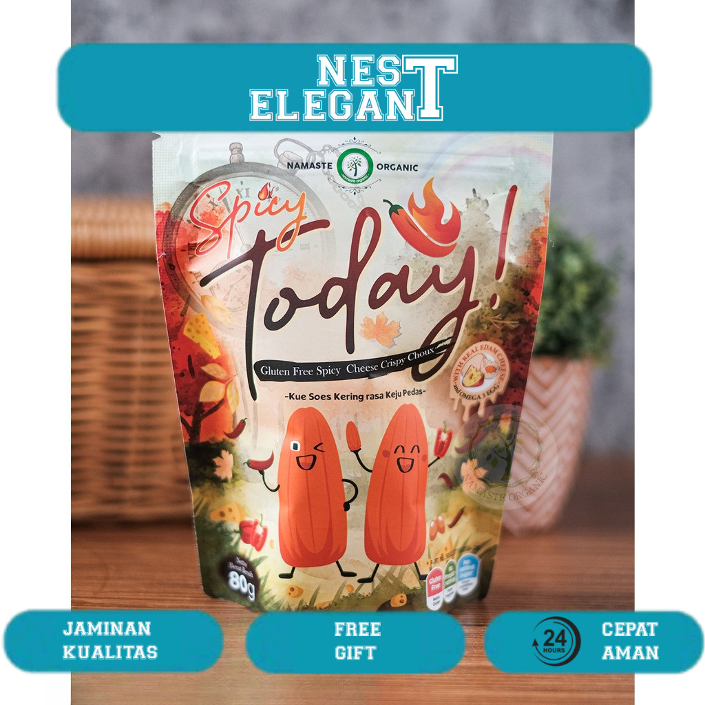 

TODAY SPICY - GLUTEN FREE SPICY CHEESE CRISPY CHOUX 80GR