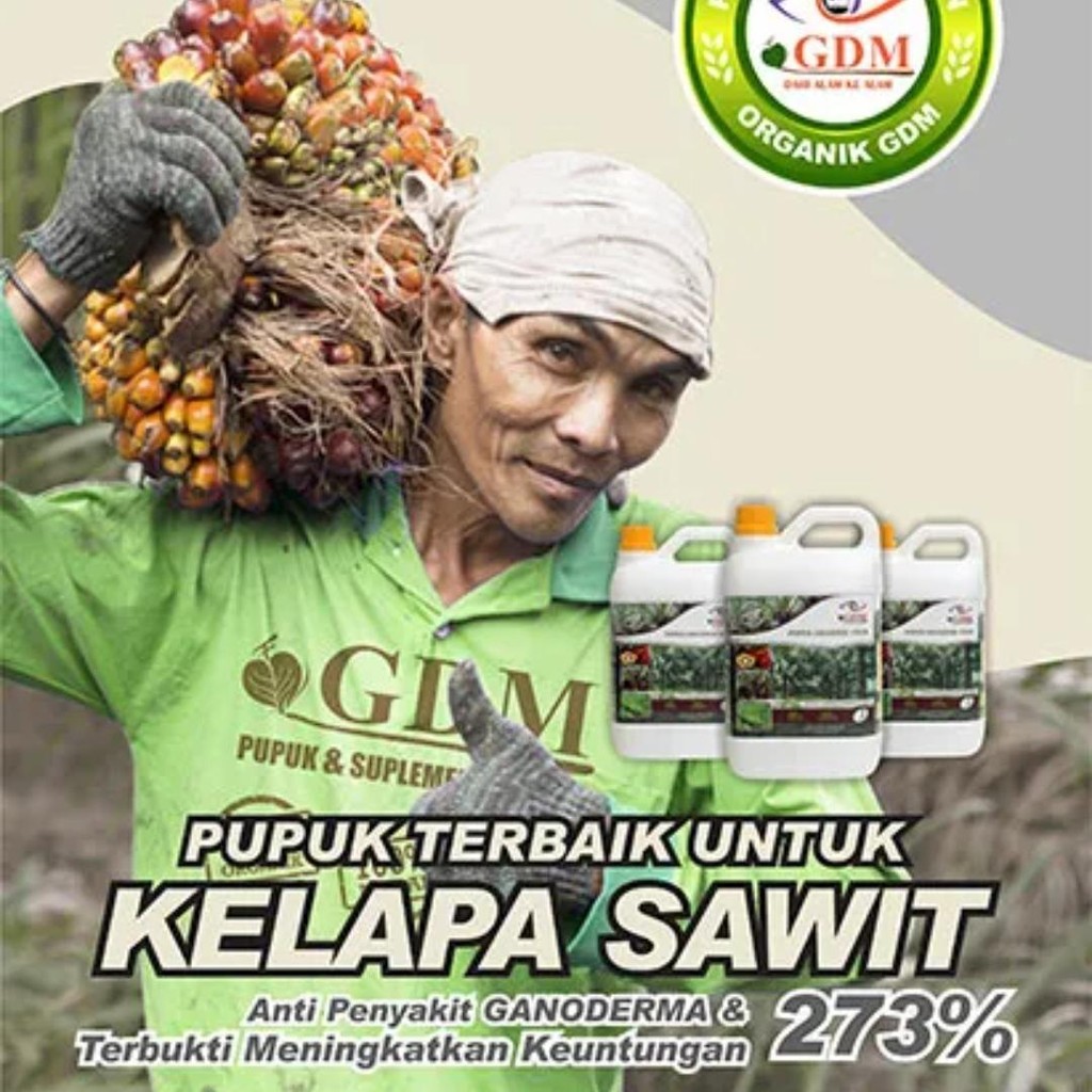 Pupuk Organik Cair GDM untuk tanaman KELAPA SAWIT - 2 liter
