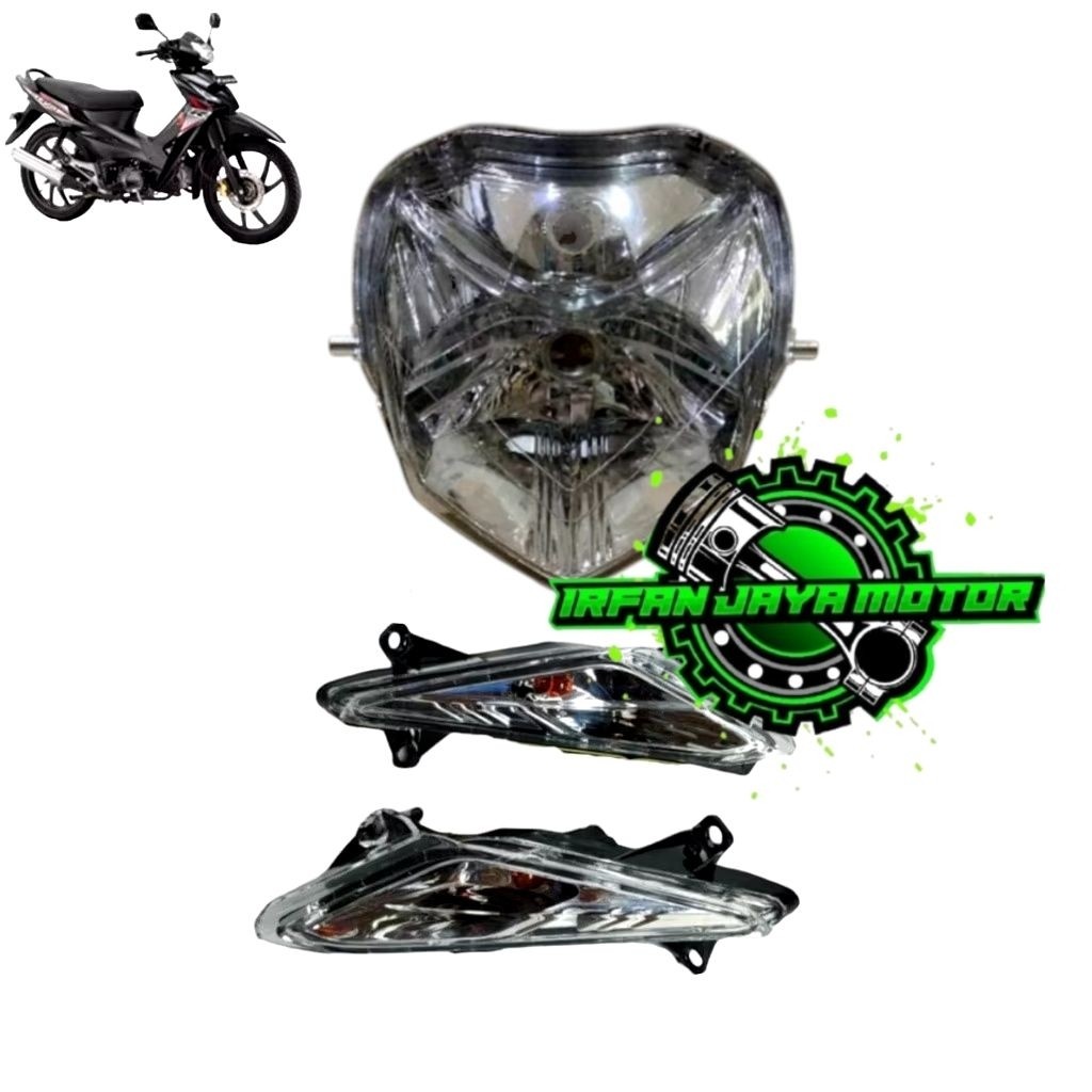 Lampu Depan Set Sen Depan Revo Lama Revo Lancip / Lampu Depan Revo Lama Revo Lancip Plus Sen Sein De