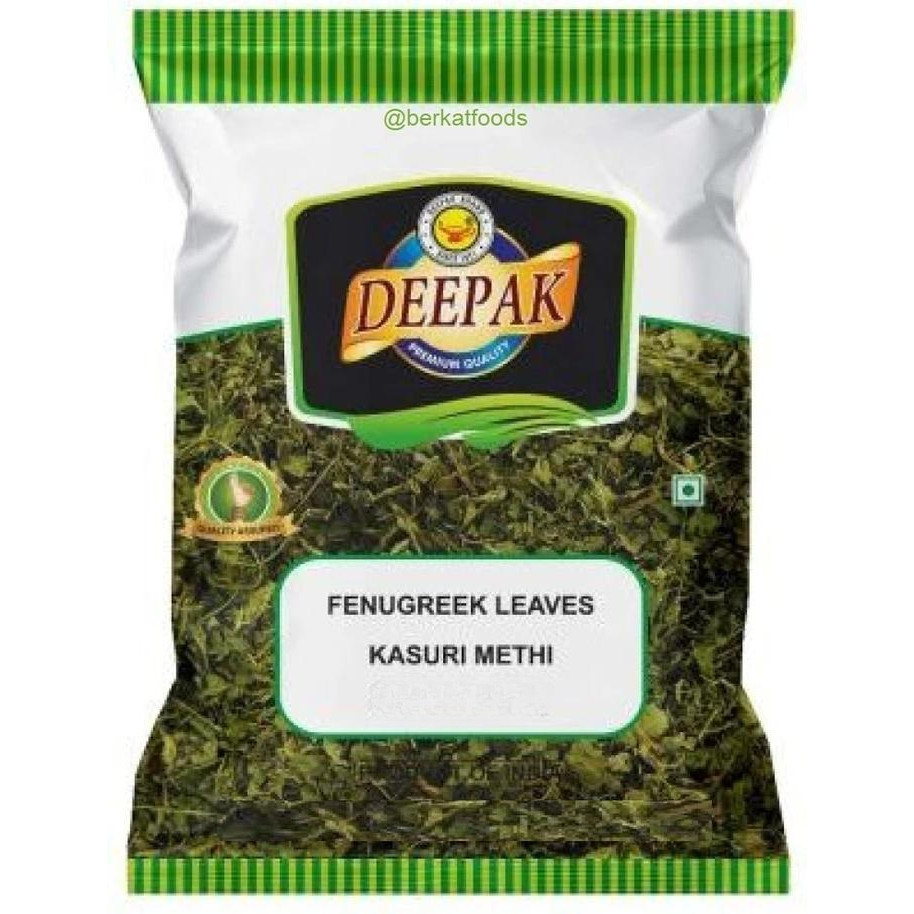 

Kasoori Methi 50 gram– Dried Fenugreek Leaves Daun Kelabat Kering/ Kasuri Methi / Daun kering Fenugreek /Daun Rempah Kering