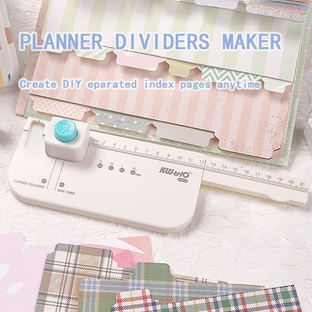 

Multifunctional Separator Page Creation Board DIY Bookmark Index Label Punching Tab Punch Board Paper Craft Scoreboard