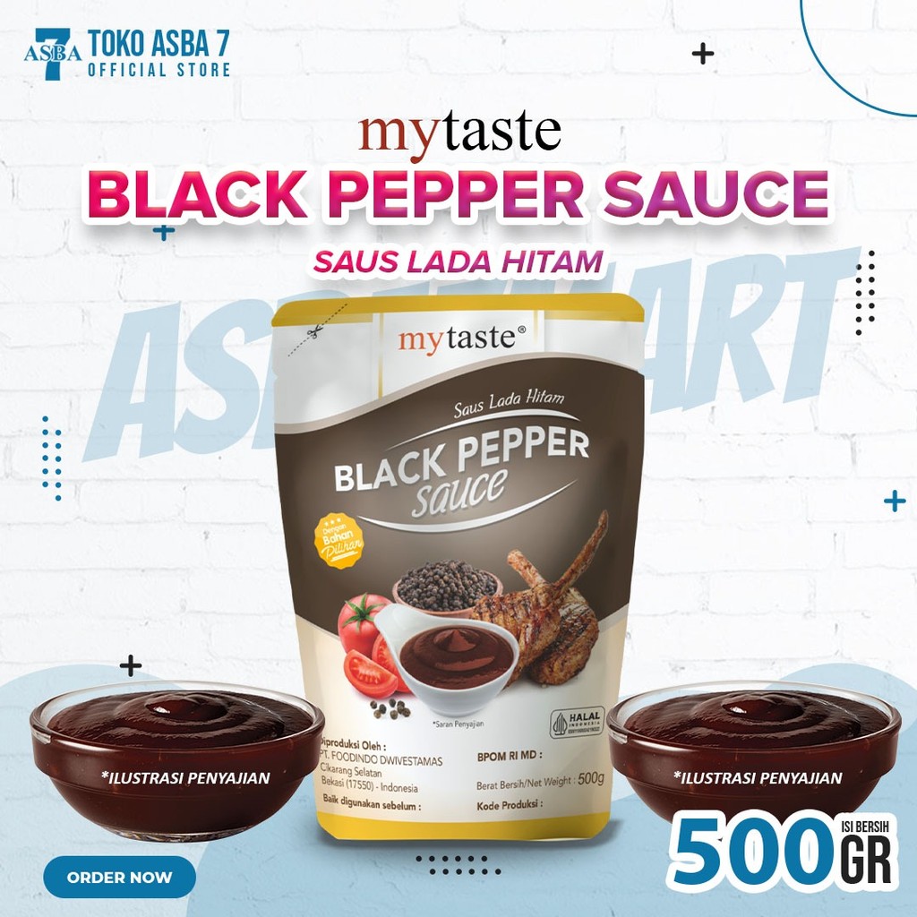 

MY TASTE BLACKPAPER SAUCE 500 GR
