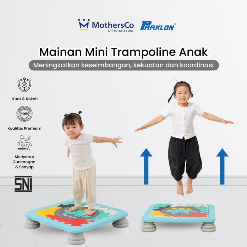 Parklon Trampolin Mini Mainan Anak Trampoline Anak Mainan Lompat Mainan Anak Jump Olahraga Mainan An