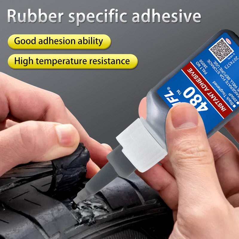 

LOOLIFL 480 Black Super Black glue for Plastic Wood Metal tyres Rubber shoes Strong Adhesive Repair