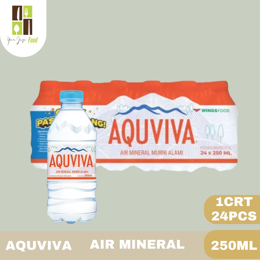 

Aquviva Air Mineral / Air Minum / Air Mineral 250ml 1 Carton / 24 Pcs