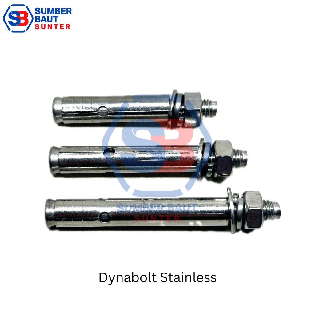 M8x70 Dynabolt Stainless / Anchor Bolt SS304