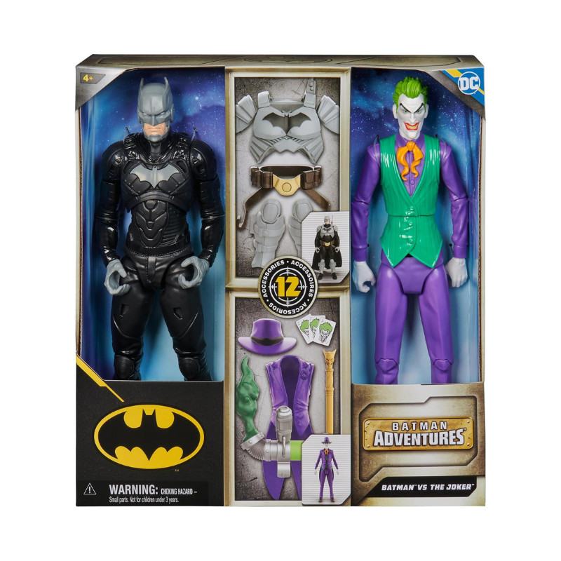 Mainan Spin Master DC Batman Adventures Batman vs The Joker