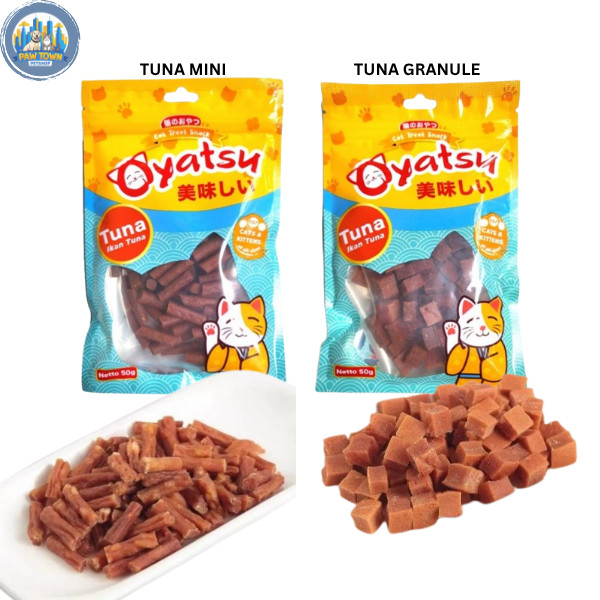 SNACK KUCING OYATSU TUNA MINI AND GRANULE - CEMILAN LEMBUT KUCING - CAT SNACK