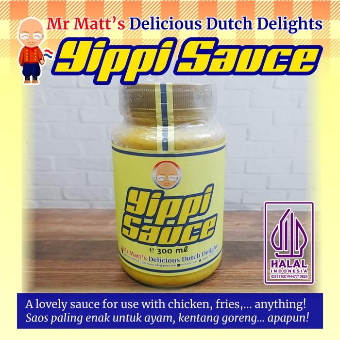 

Saus mayo khas Belanda - Yippy sauce (300ml)