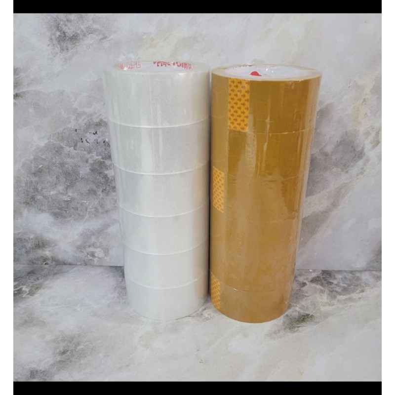 

Lakban Bening Coklat - Opp Tape 2” - Isolasi Import (pcs)