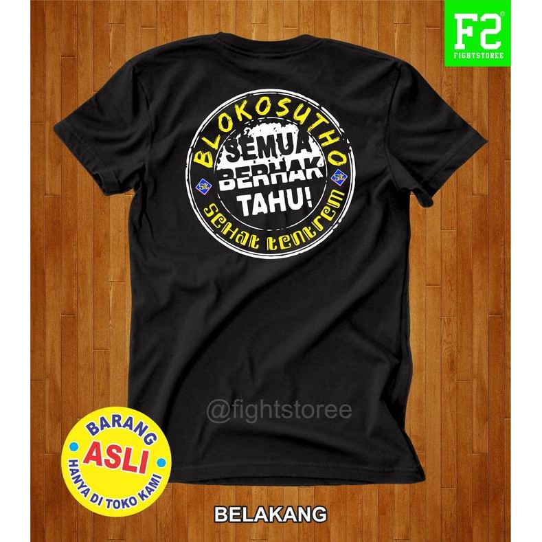 (COD) KAOS SEHAT TENTREM BLOKOSUTHO - M