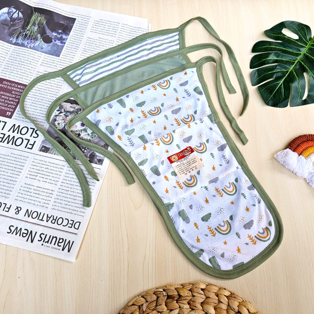 Baby Bloom 12 pcs / 6 pcs Popok Bayi Tali Kain SAGE & MUSTRAD SNI / Popok Kain Serian Premium