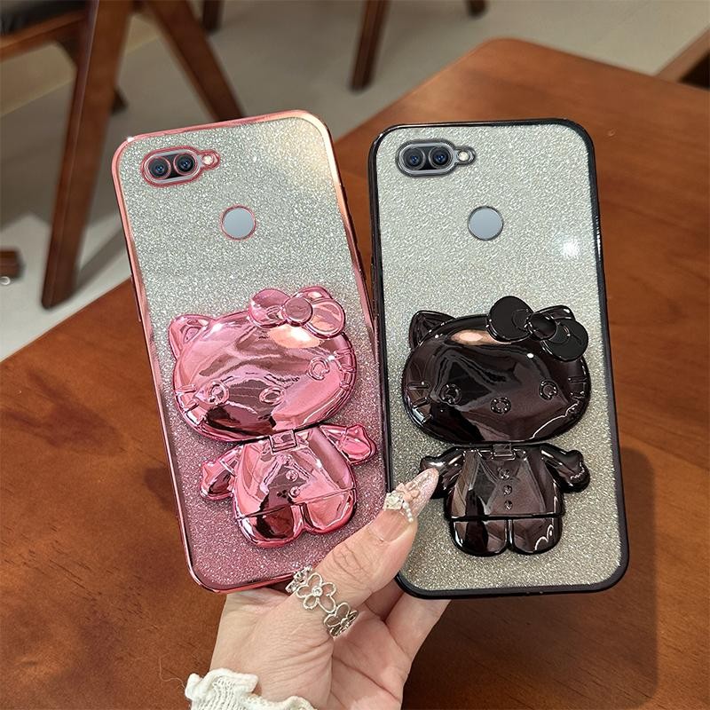 SoftCase HP Silikon Case Untuk OPPO A7 OPPOA7 CPH1901 CPH1903 CPH1905 Casing Berkilau Berlapis Handp