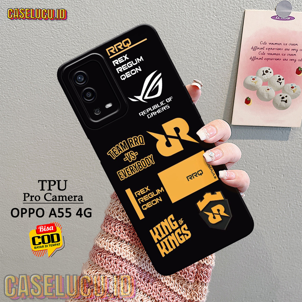 Casing Hp Oppo A55 4G Terbaru - Fashion Case Gaming - Case Oppo A55 4G - Soft Case Hp Oppo A55 4G - 