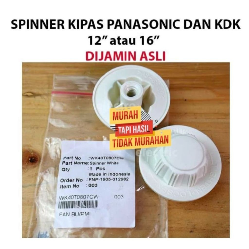 SPINNER KIPAS PANASONIC ORIGINAL/PENGUNCI BALING BALING KIPAS KDK PANASONIC