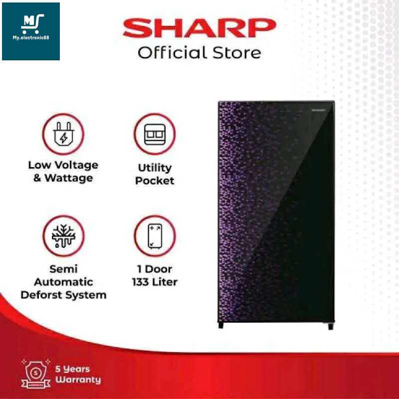 SJ-X185MG-GB KULKAS SHARP 1 PINTU(SJ-X185MG-GB)