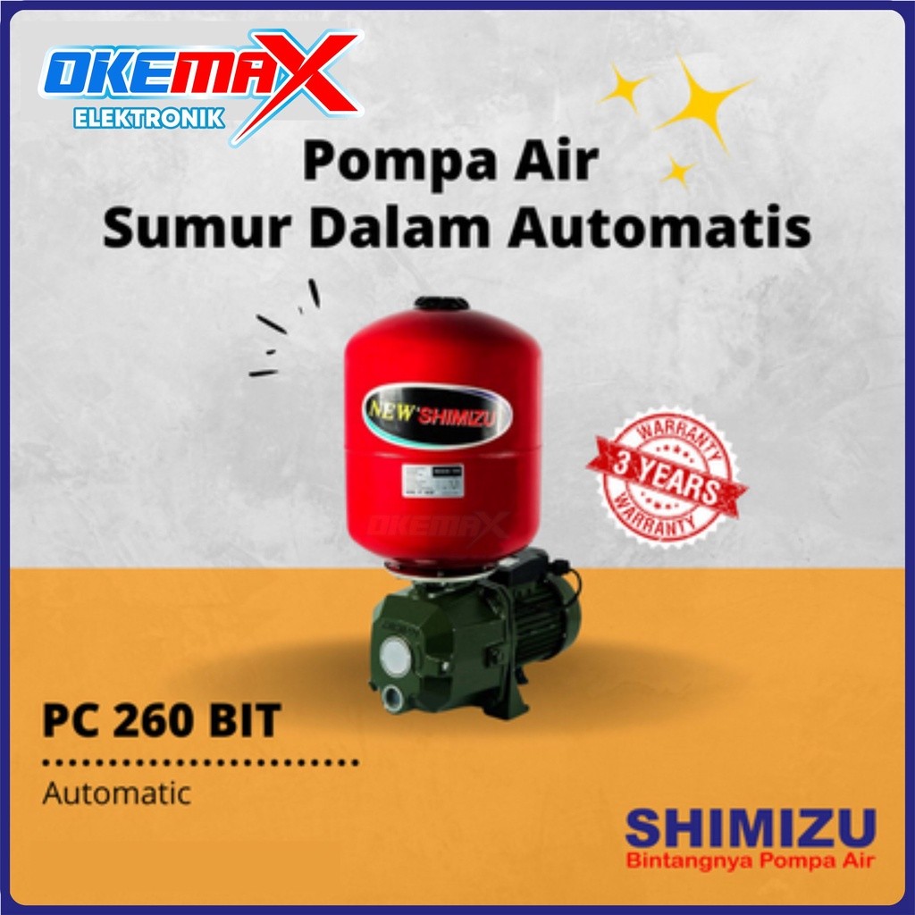 Shimizu Pompa Air Jet Pump PC-260 BIT