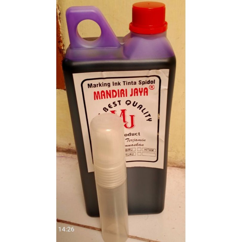 

Tinta Permanent+botol Import VIOLET/BIRU/HIJAU/MERAH/HITAM/KUNING