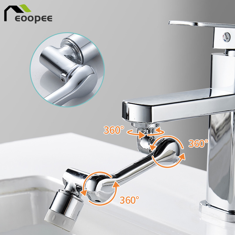 720/1080° Rotation Faucet Sprayer Head Splash-Proof Faucet Universal Rotating Faucet Dual Mode Kitch