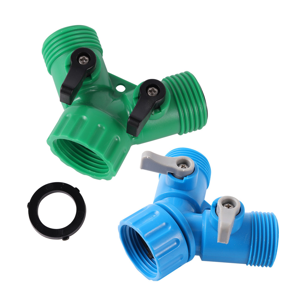 Garden Hose Diverter Hose Y Distributor Garden Hose Faucet Distributor Y Hose Valve Connector Adapte