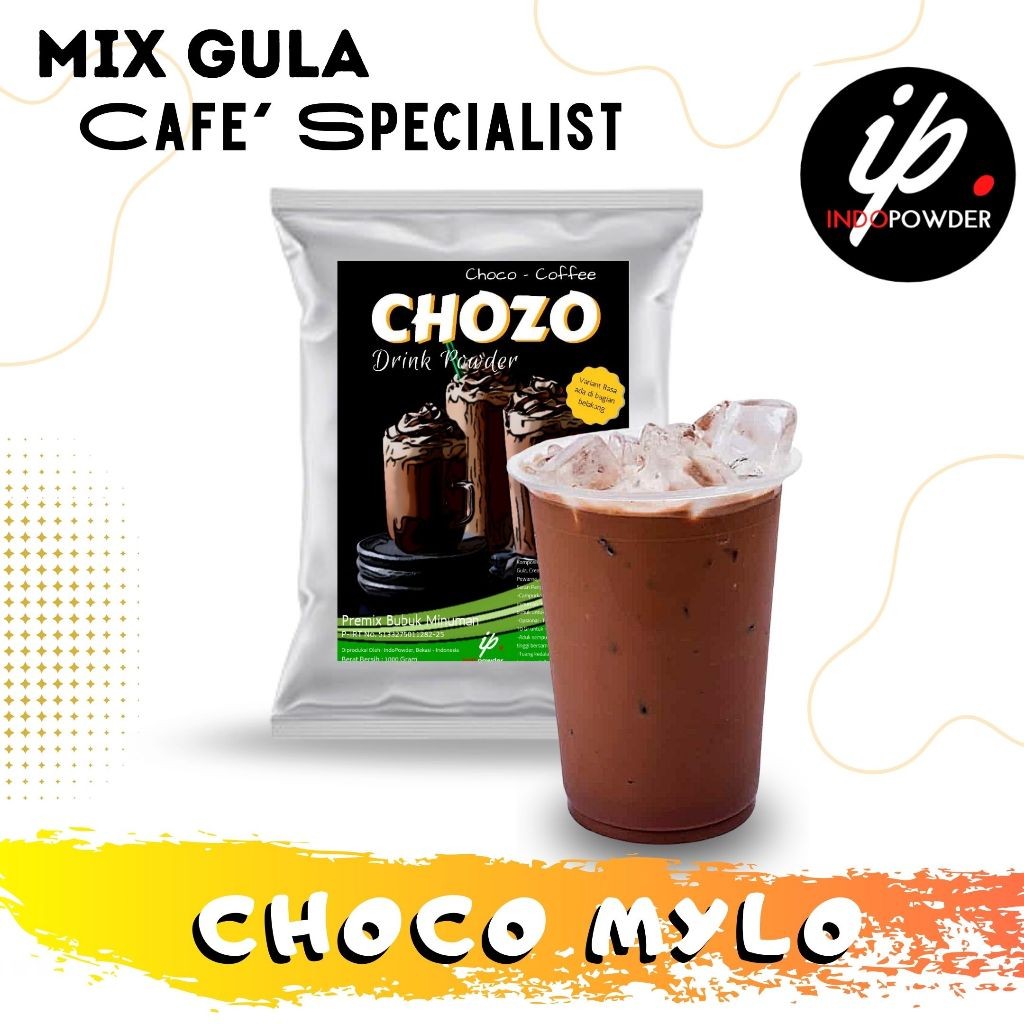 

Indopowder - Bubuk COKLAT / CHOCO MYLO 1Kg Untuk Cafe, Waralaba, Resto dan Usaha Minuman Kekinian