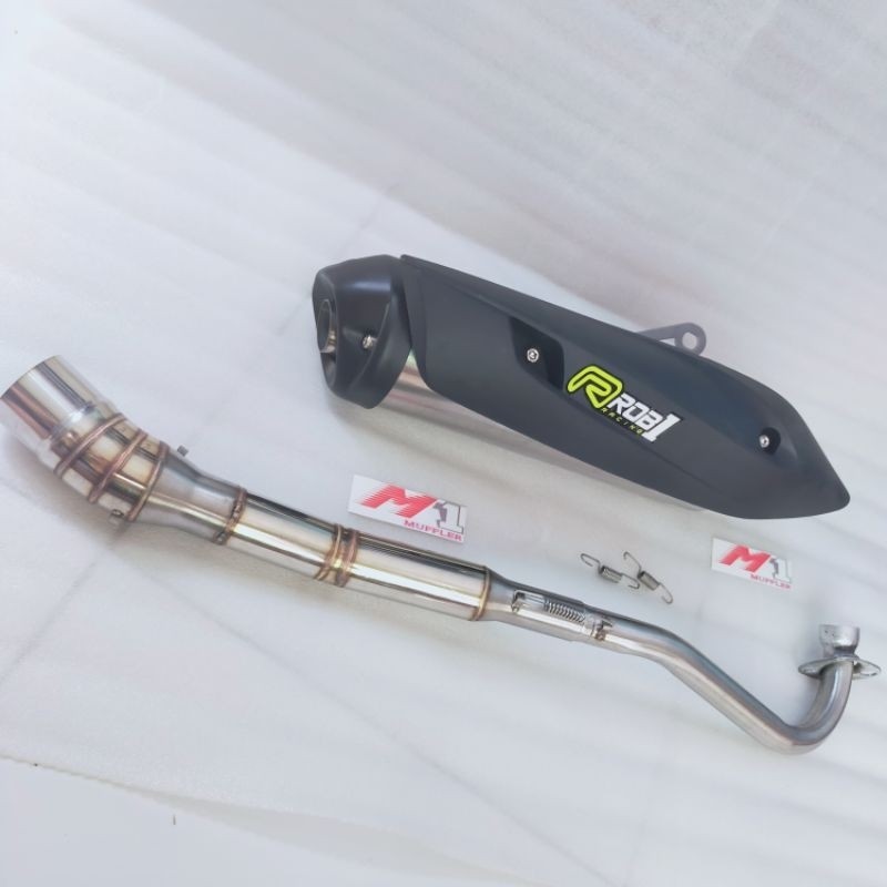 Knalpot ROB1 Supra Grand Jupiter Vega Revo Karisma Blade Shogun Smash MX 135