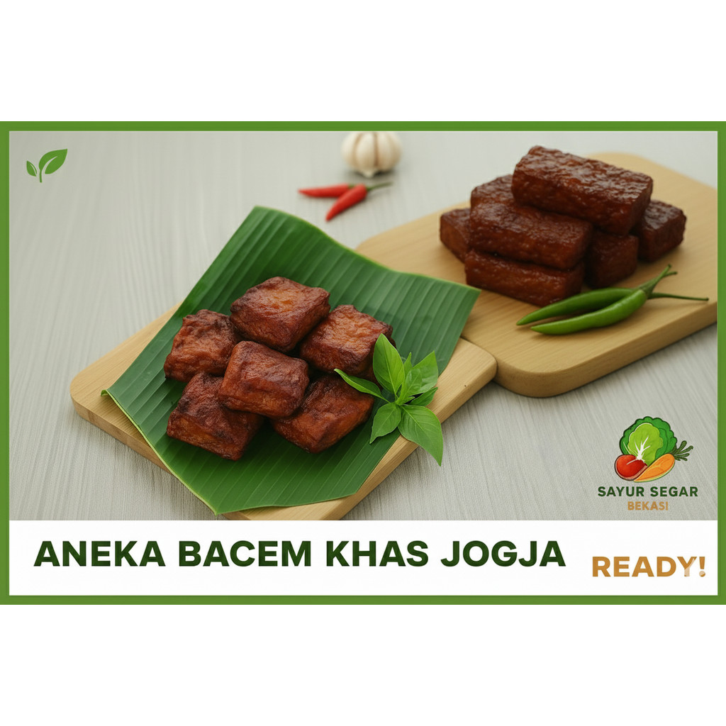 

tempe/tahu bacem khas jogja isi 10pcs siap goreng