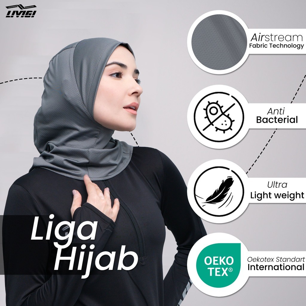HAFERAMES  Livigi - Liga Sport Hijab - Running hijab