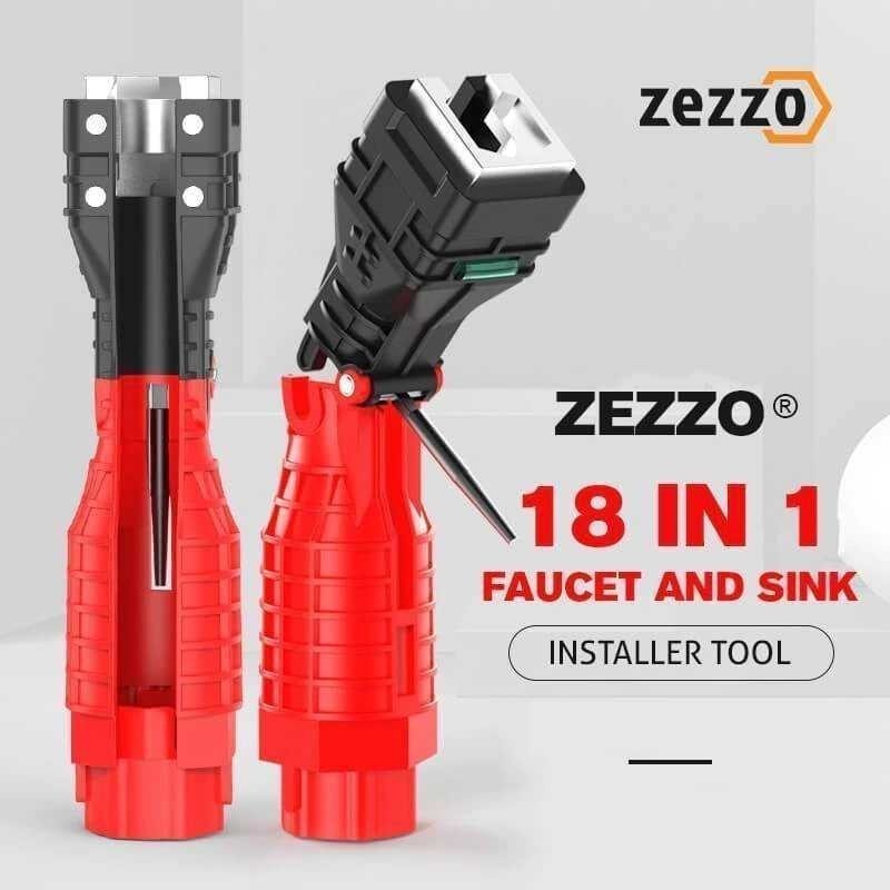 Kunci Pas Ledeng Wrench Faucet Sink Installer 18 in 1 | Kunci Pas Keran Wastafel Pipa Ledeng Wrench 