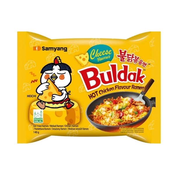 

SAMYANG HOT CHICKEN RAMEN CHEESE 140 GR