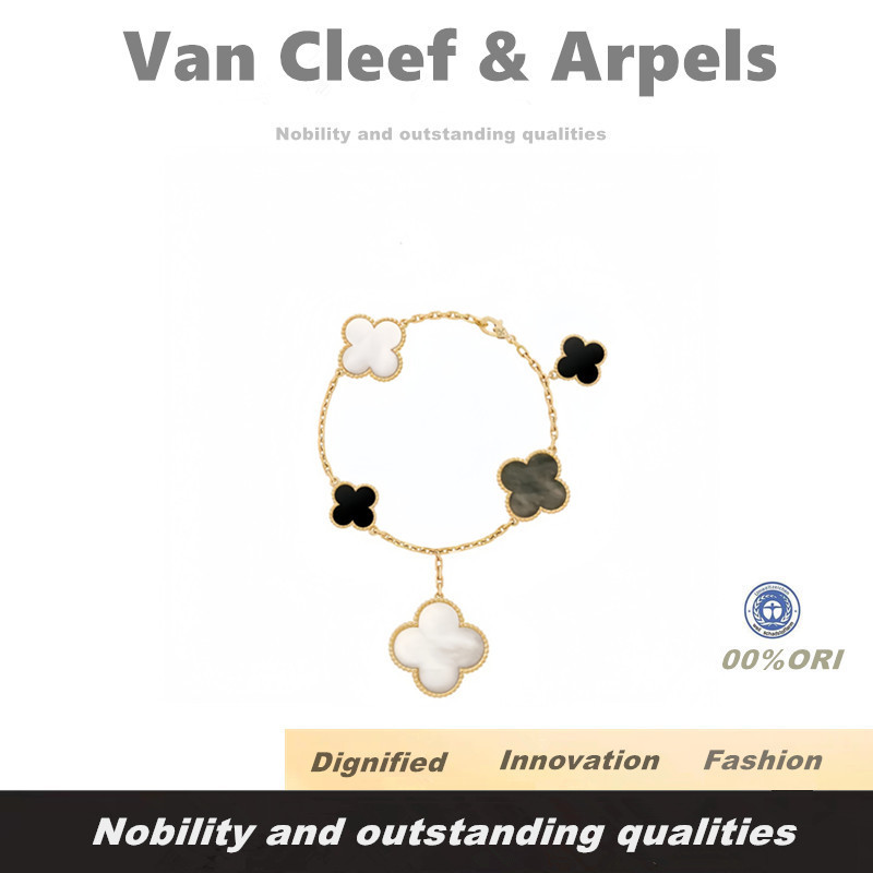 100%ORI Van Cleef & Arpels Van Cleef & Arpels Alhambra Four-Leaf Lucky Series Five-Leaf Clover 18K G