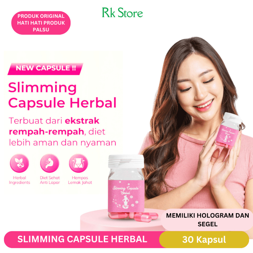 Slimming Capsule Herbal pelansing Ampuh SCH Pink siap kirim