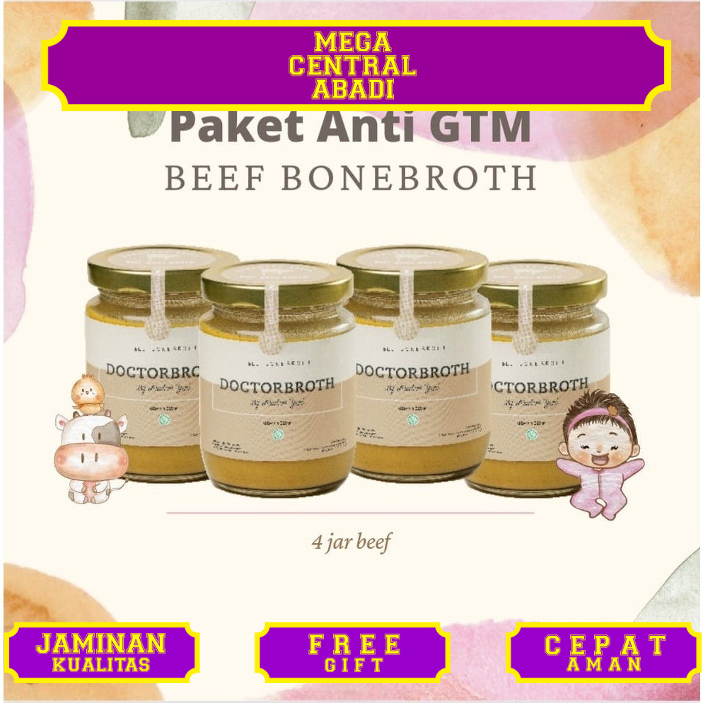 

Paket Anti GTM (4 jar beef bone brtoh)