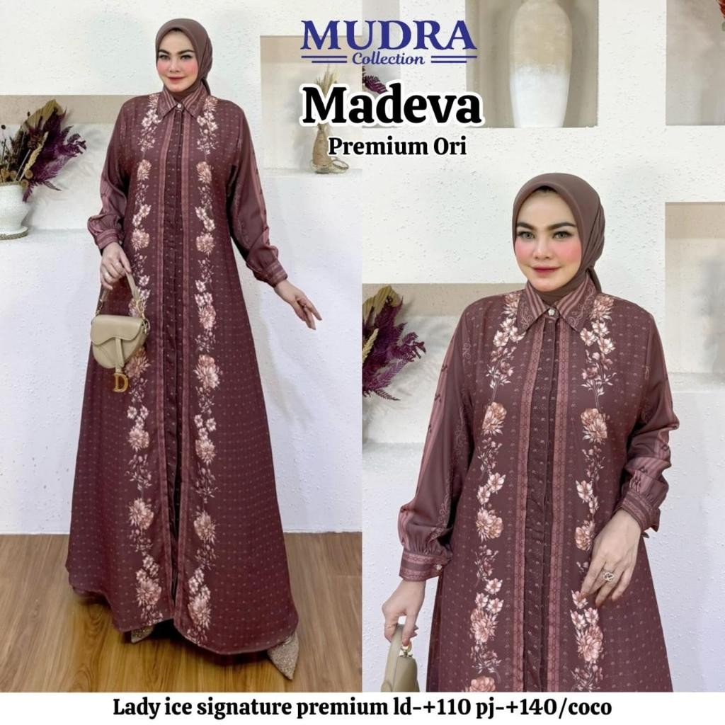 Fashion Wanita HQ MADEVA DRESS  From MuDRa