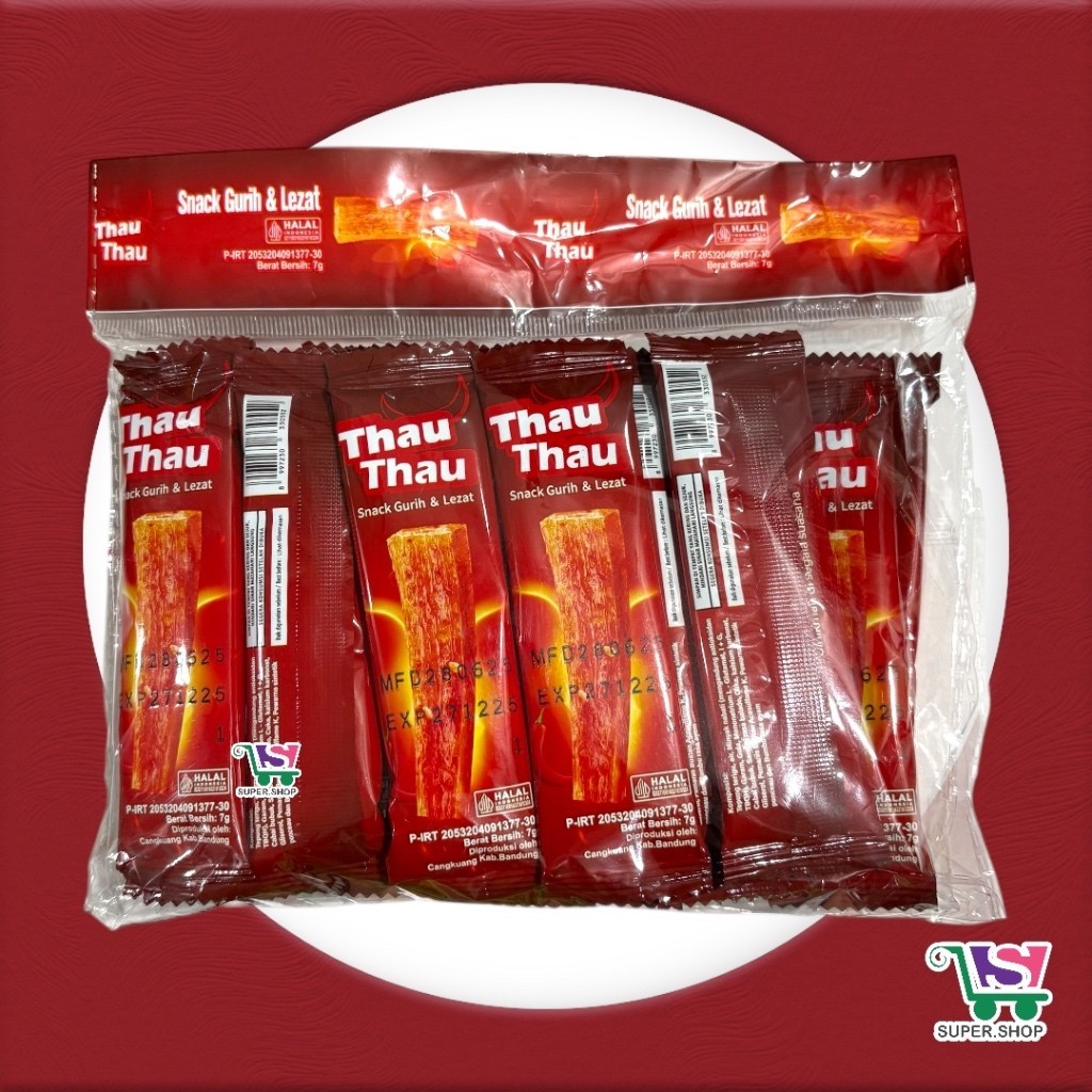 

Thau Thau Stik Pedas Pack (isi 20 pc)
