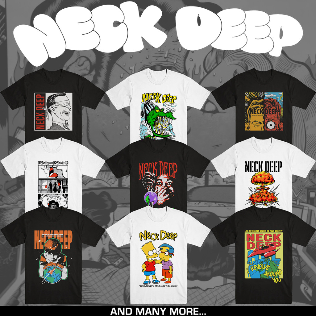 NECK DEEP | T-SHIRT BAND | POP PUNK | MERCHANDISE1